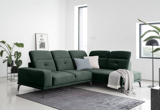 Theressa Ecksofa - Stilvolles &amp; Bequemes L-förmiges Sofa in Modernem Design