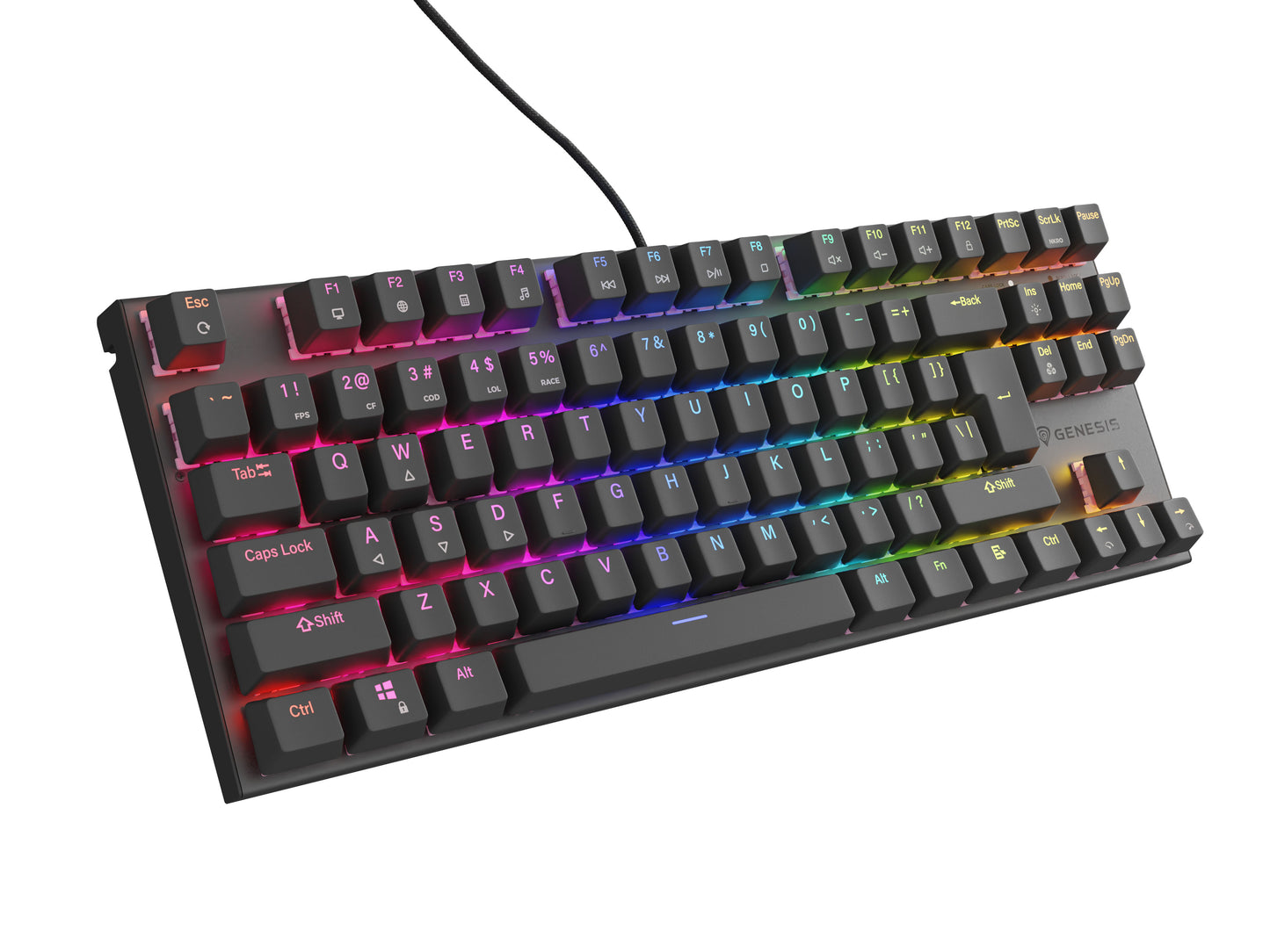 Genesis Gaming Tastatur THOR 303 TKL silent kabelgeb. (US)