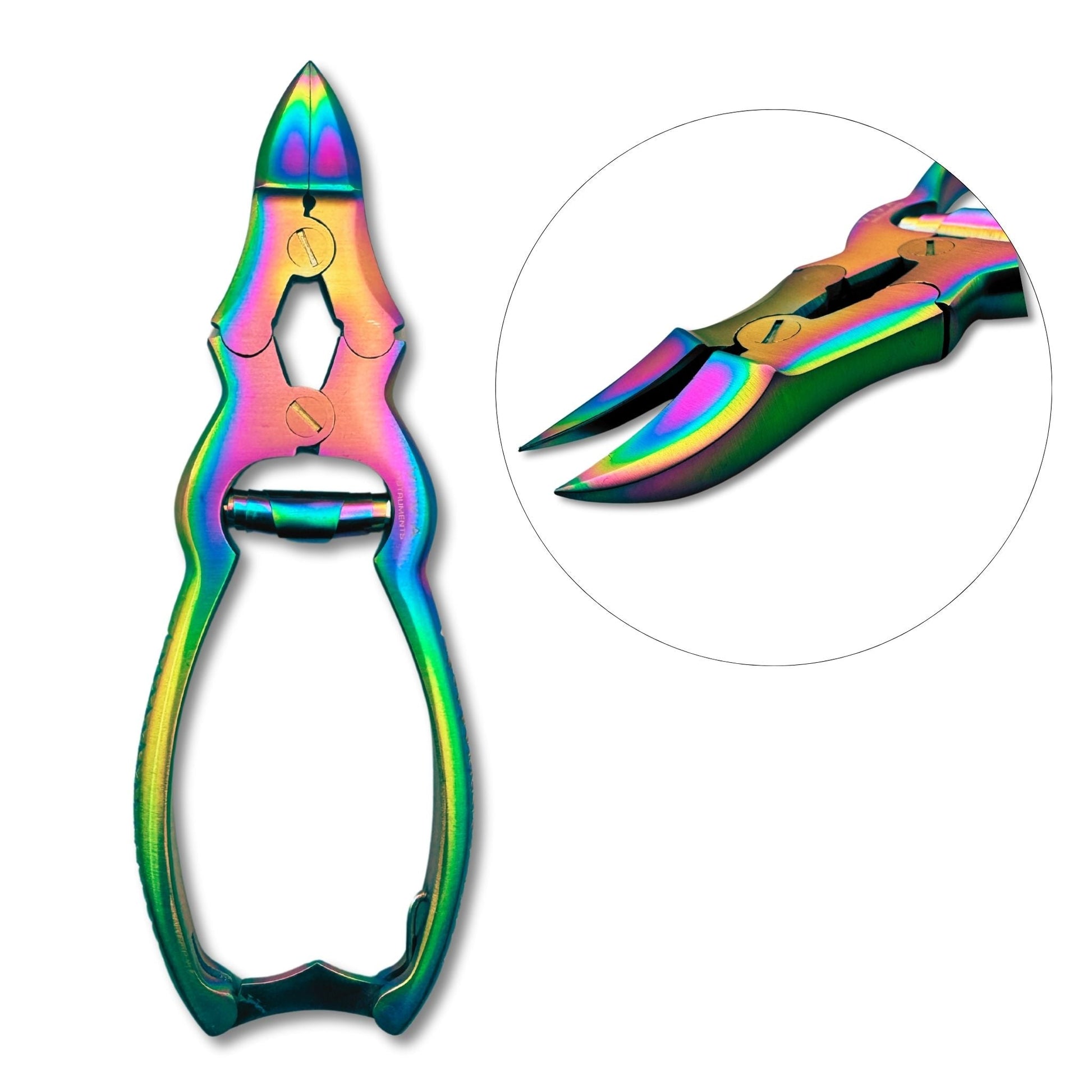 Titanium Cantilever Nipper | Concave Angled Blade