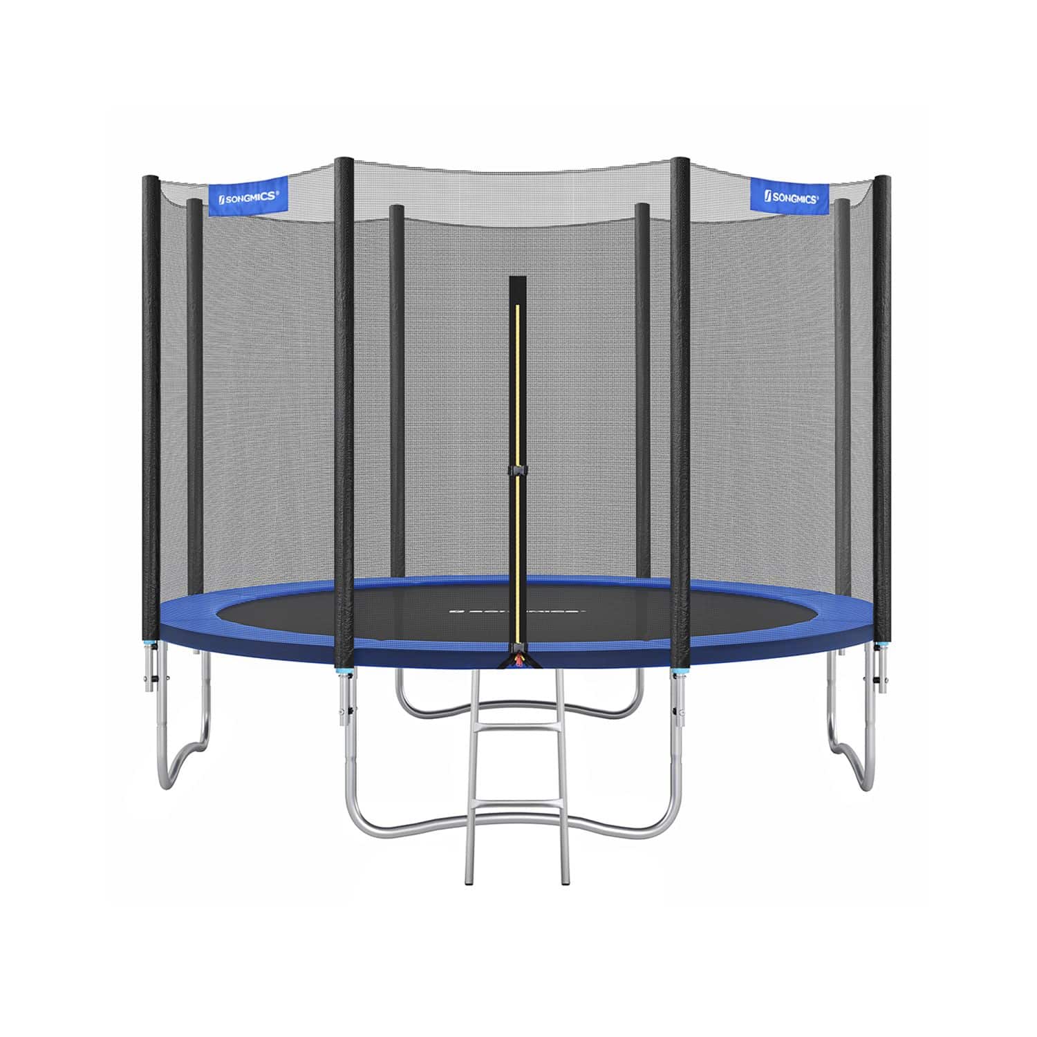 Trampolin Ø 366 cm schwarz-blau