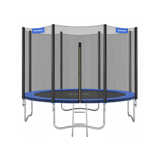 Trampolin Ø 366 cm schwarz-blau