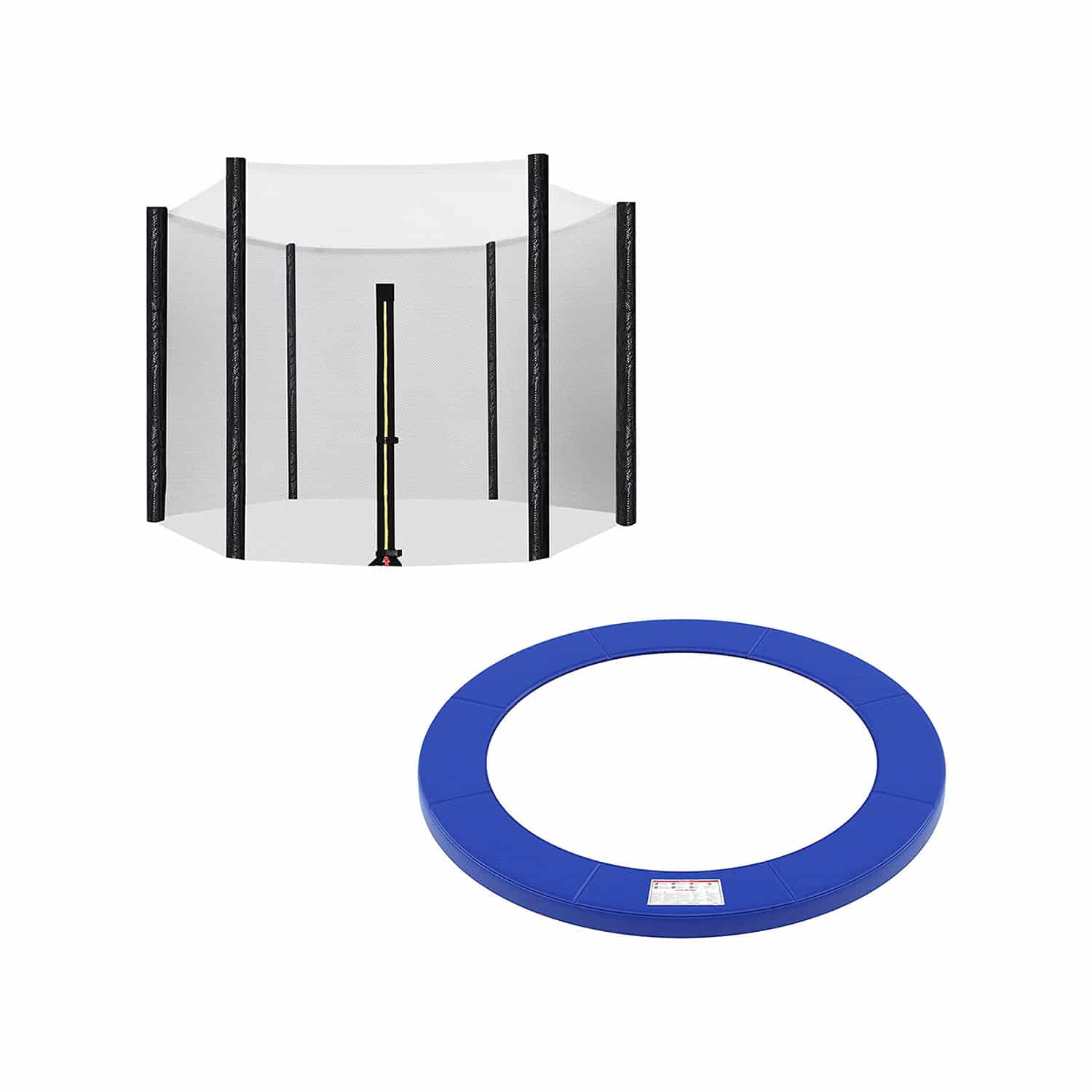 Trampolin-Sicherheitsnetz und Randabdeckung Ø 366 cm