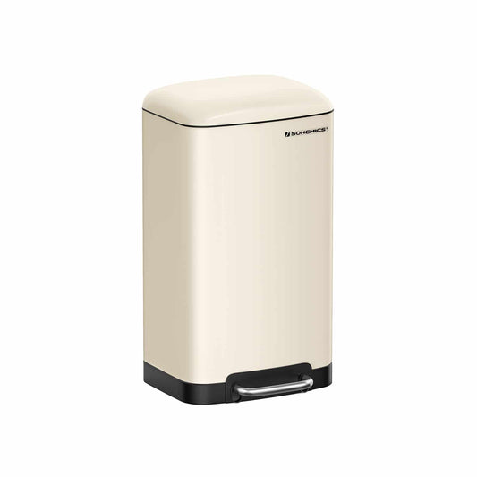 Treteimer mit Inneneimer Cremeweiß