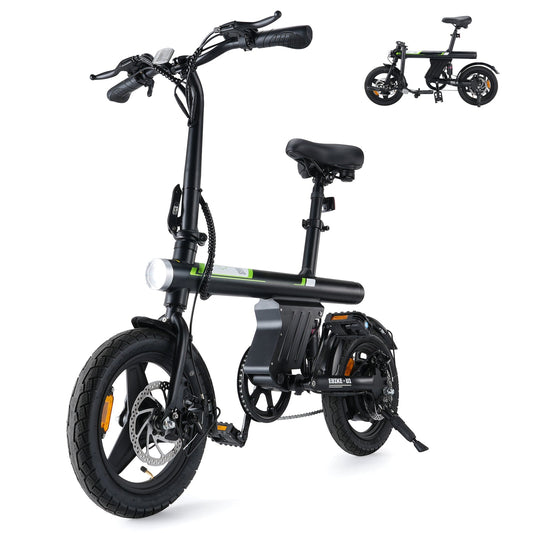 U1 City E-bike 350W für Erwachsene - U1 Schwarz