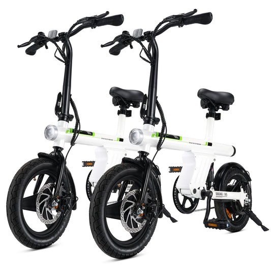 U1 City E-bike 350W für Erwachsene - U1 Weiß*2
