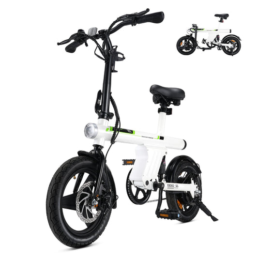 U1 City E-bike 350W für Erwachsene - U1 Weiß