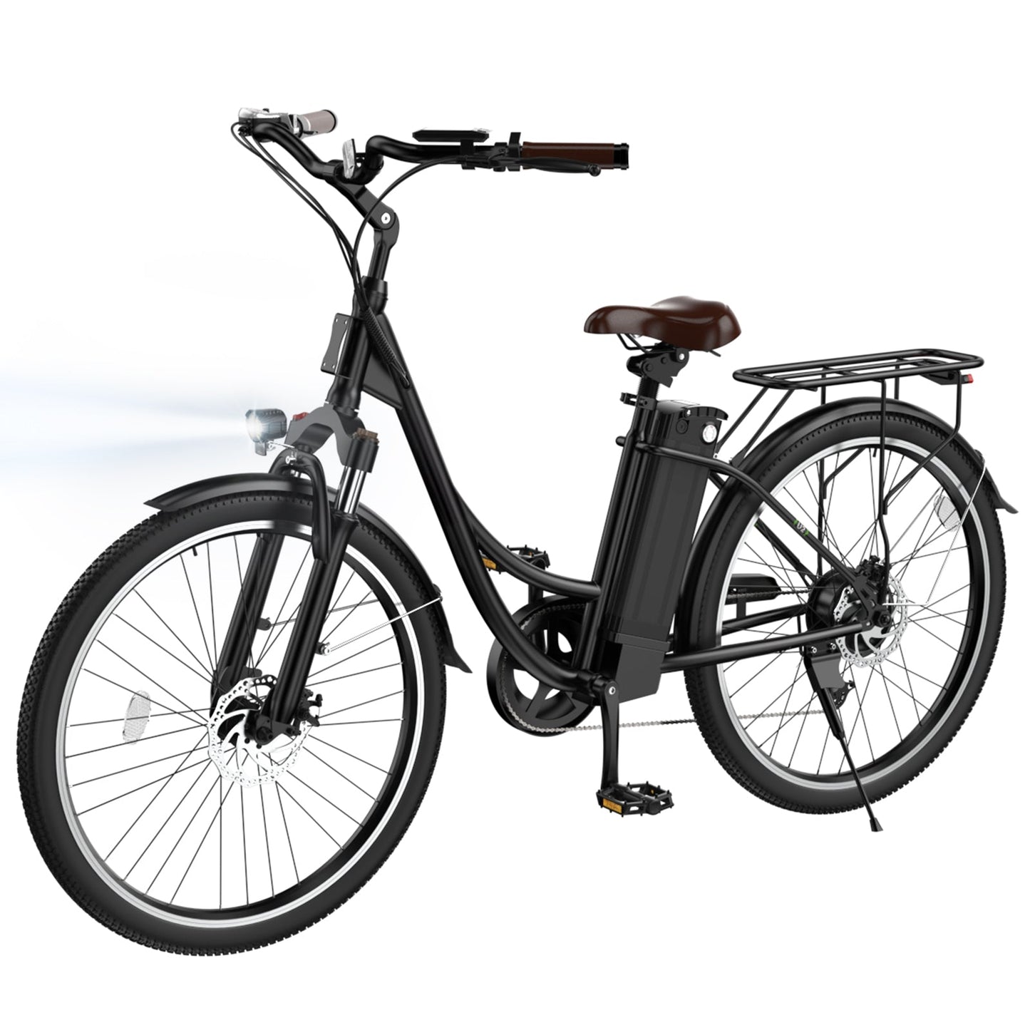 U2 Pendler Tiefeinsteiger E-Bike - Schwarz