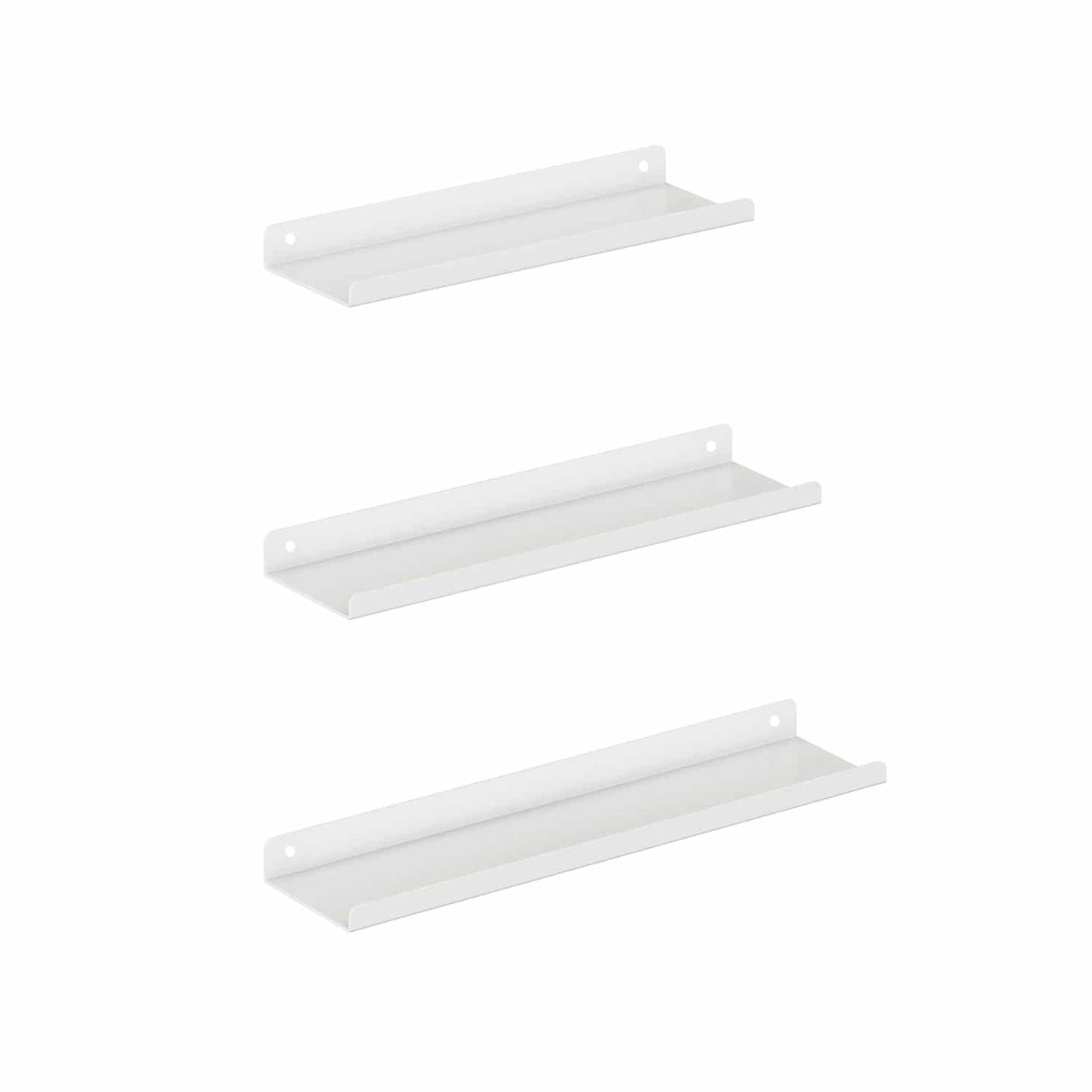 Wandregale aus Metall Bilderrahmen weiß