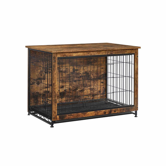 Hundekäfig hochbelastbar für Zuhause mit herausnehmbarem Tablett