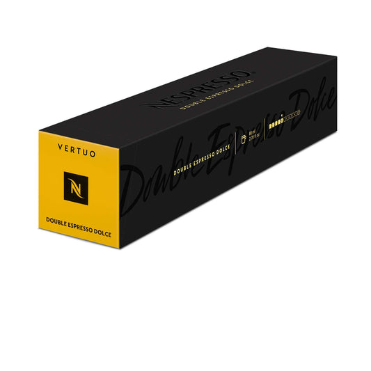 Nespresso Double Espresso Dolce Vertuo Line 10 Double Espresso Kaffeekapseln 80ml Getreidig & malzig