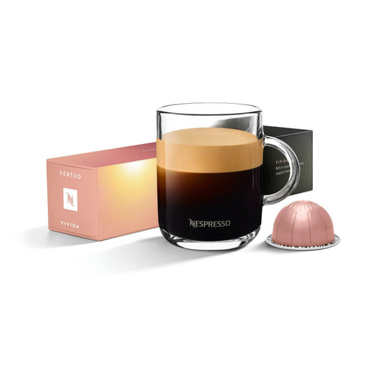 Nespresso Vivida Vertuo Line 10 Signature Kaffeekapseln 230ml Getreidig & süß
