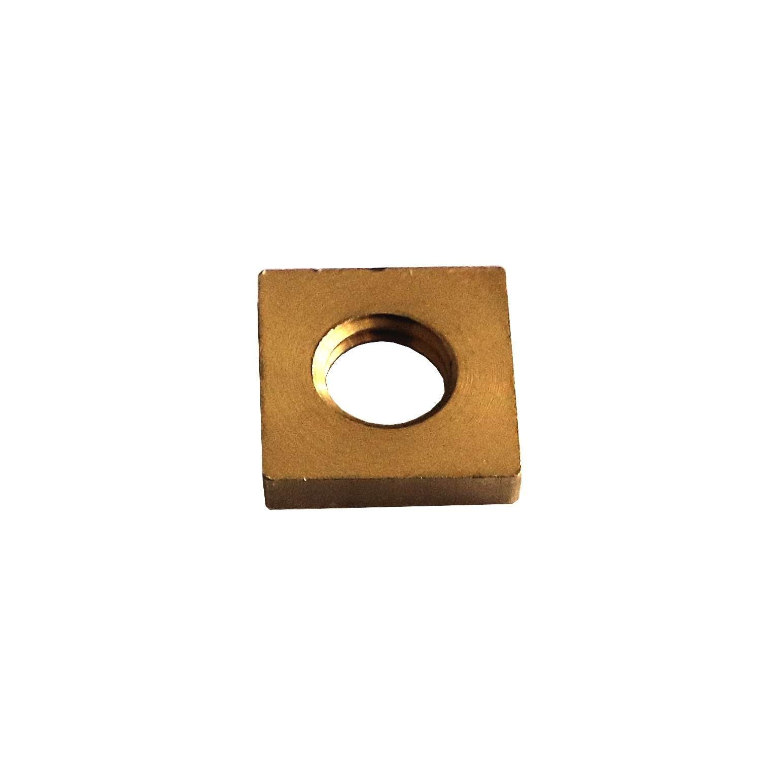 Mutter Vierkant 14x14x3 mm mit Innengewinde - M 8