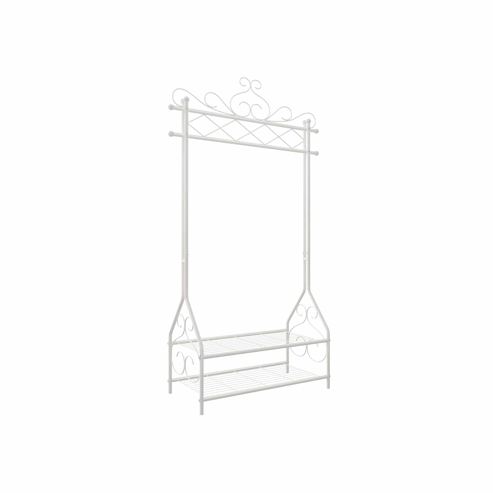 Vintage Kleiderständer mit Schuhablage