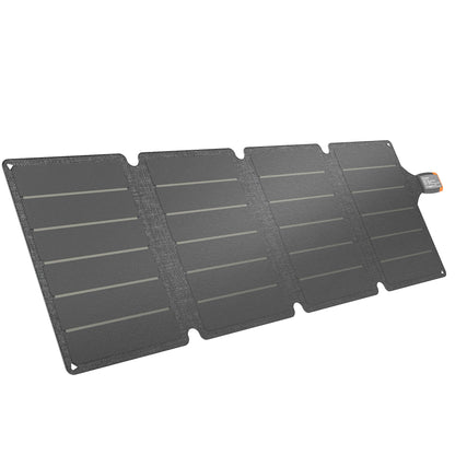 HOMCOM Faltbares Solarpanel 36W 13,2V Tragbares Outdoor Solarladegerät mit  USB-A, Typ-C Tragetasche IP67 Wasserdicht Solar-Ladegerät für Garten, Camping Wandern Outdoor   Aosom