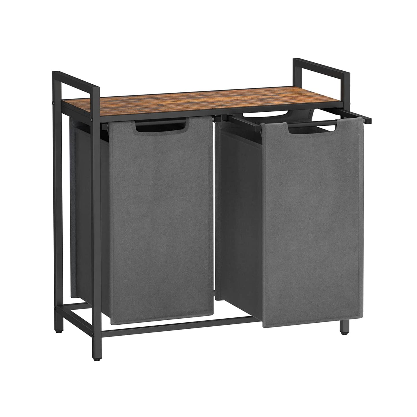 Wäschekorb mit 2 Fächern