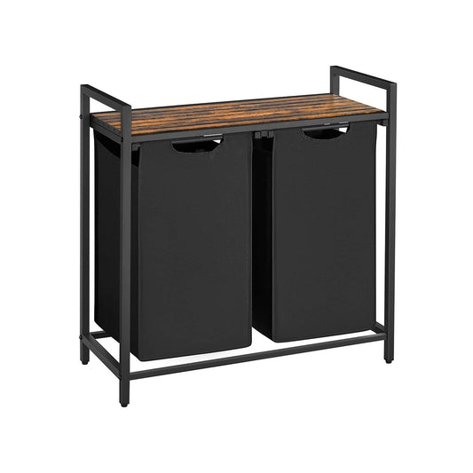 Wäschekorb mit ausziehbaren Wäschesäcken