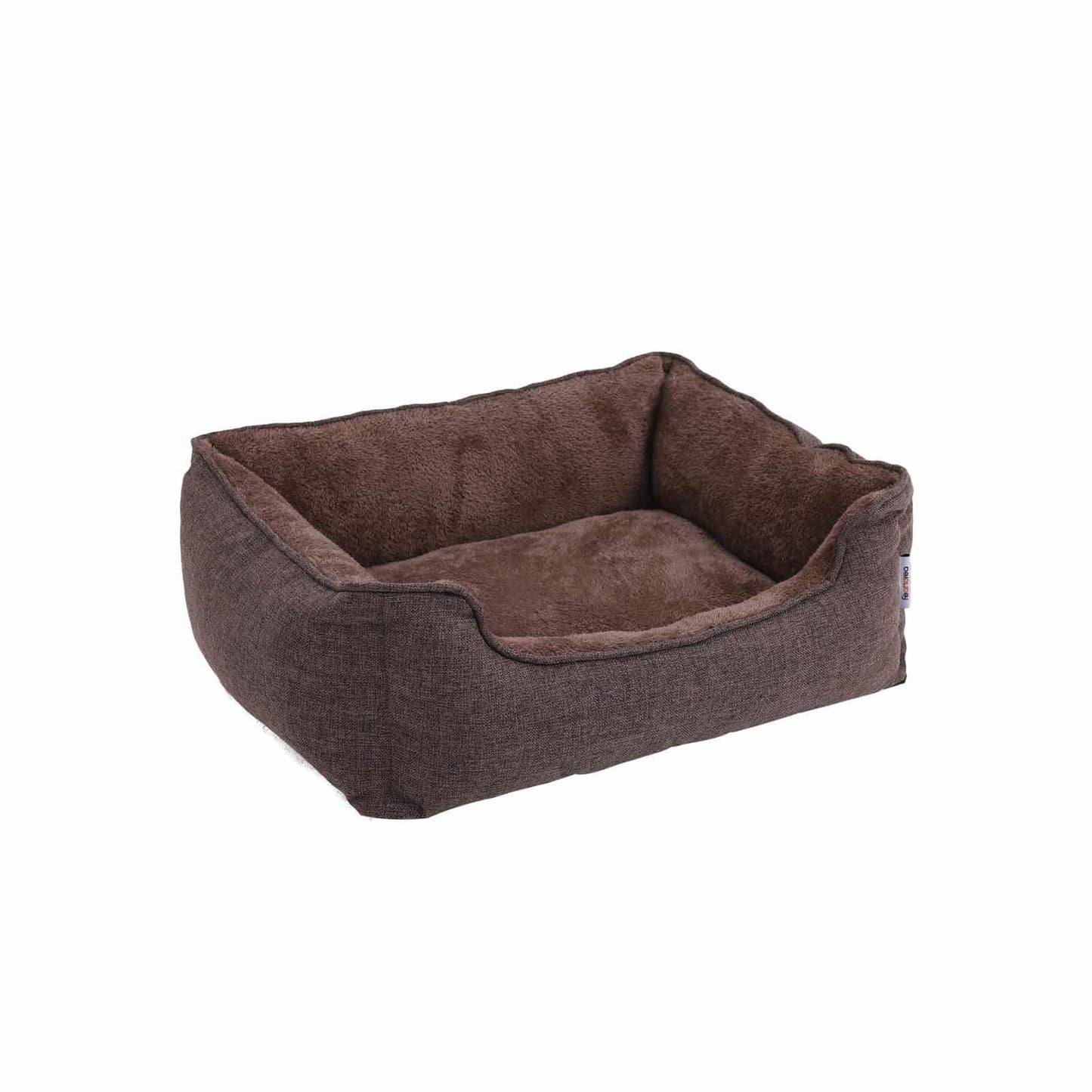 Waschbares Hundebett 75 cm Braun