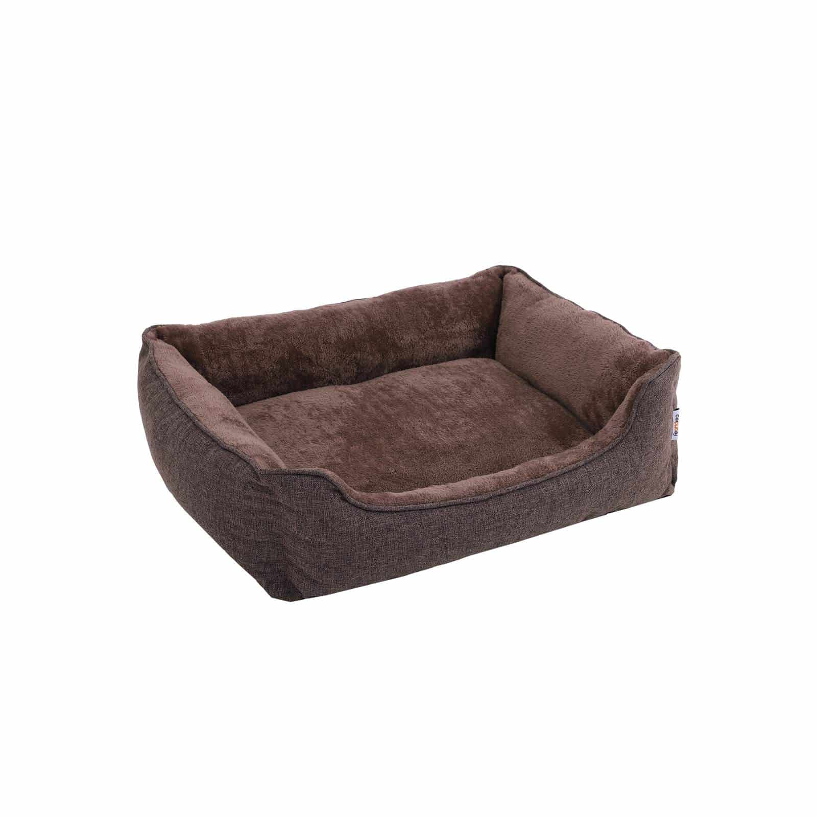 Waschbares Hundebett 90 cm Braun