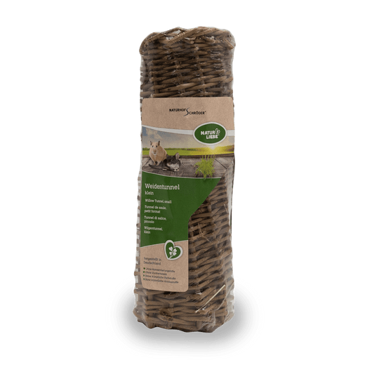 Weidentunnel klein Heu gestopft