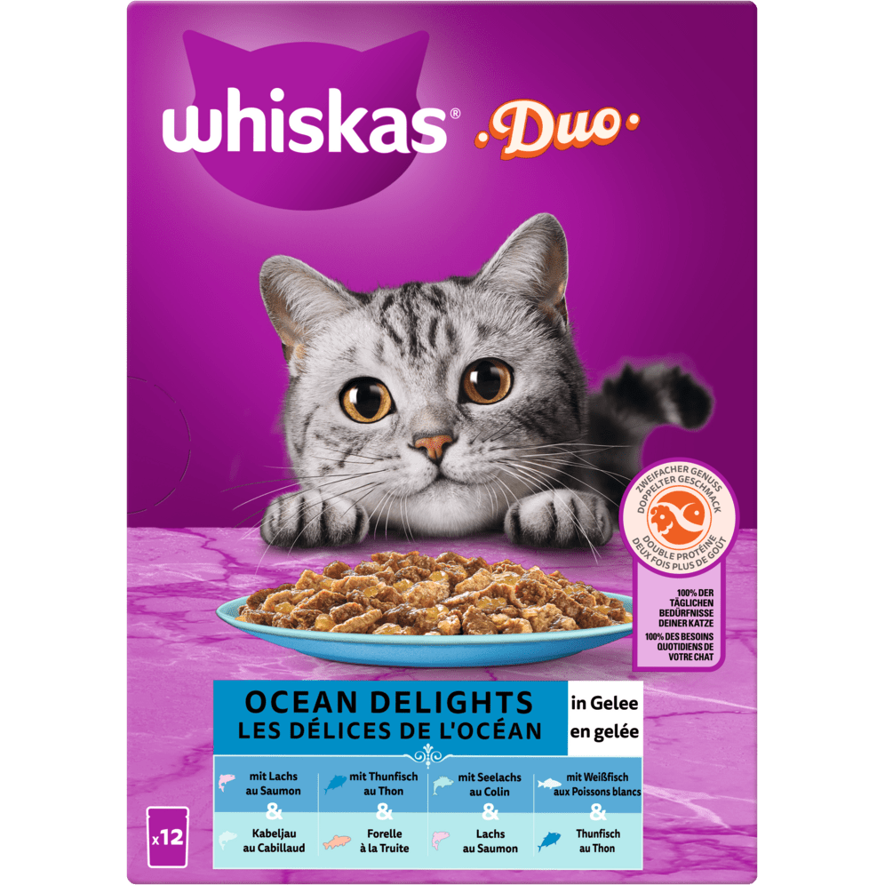 Whiskas Duo Ocean Delights Gelee