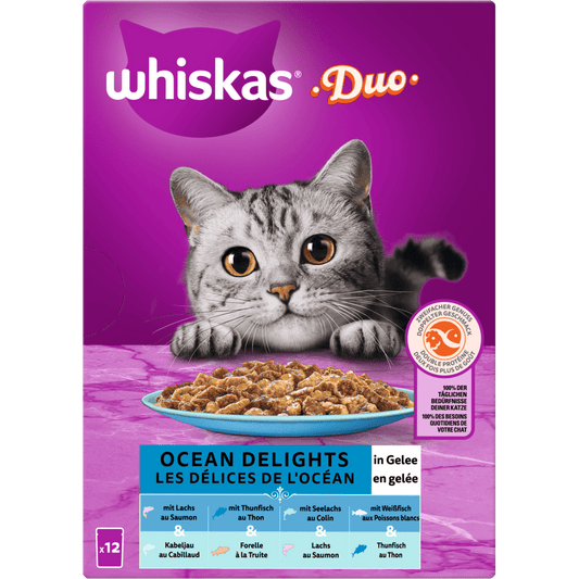 Whiskas Duo Ocean Delights Gelee