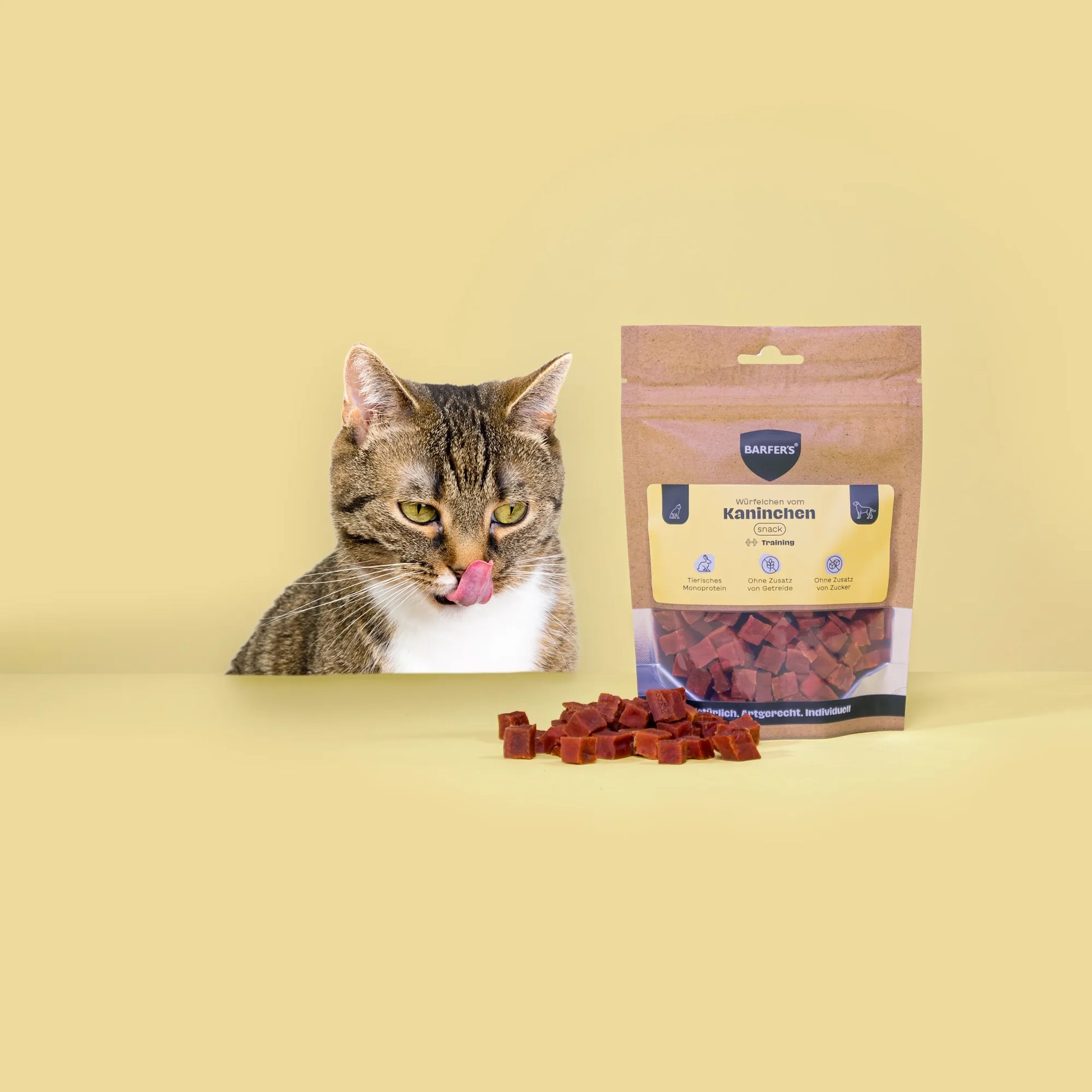 BARFER'S SNACK  - Würfelchen vom Kaninchen