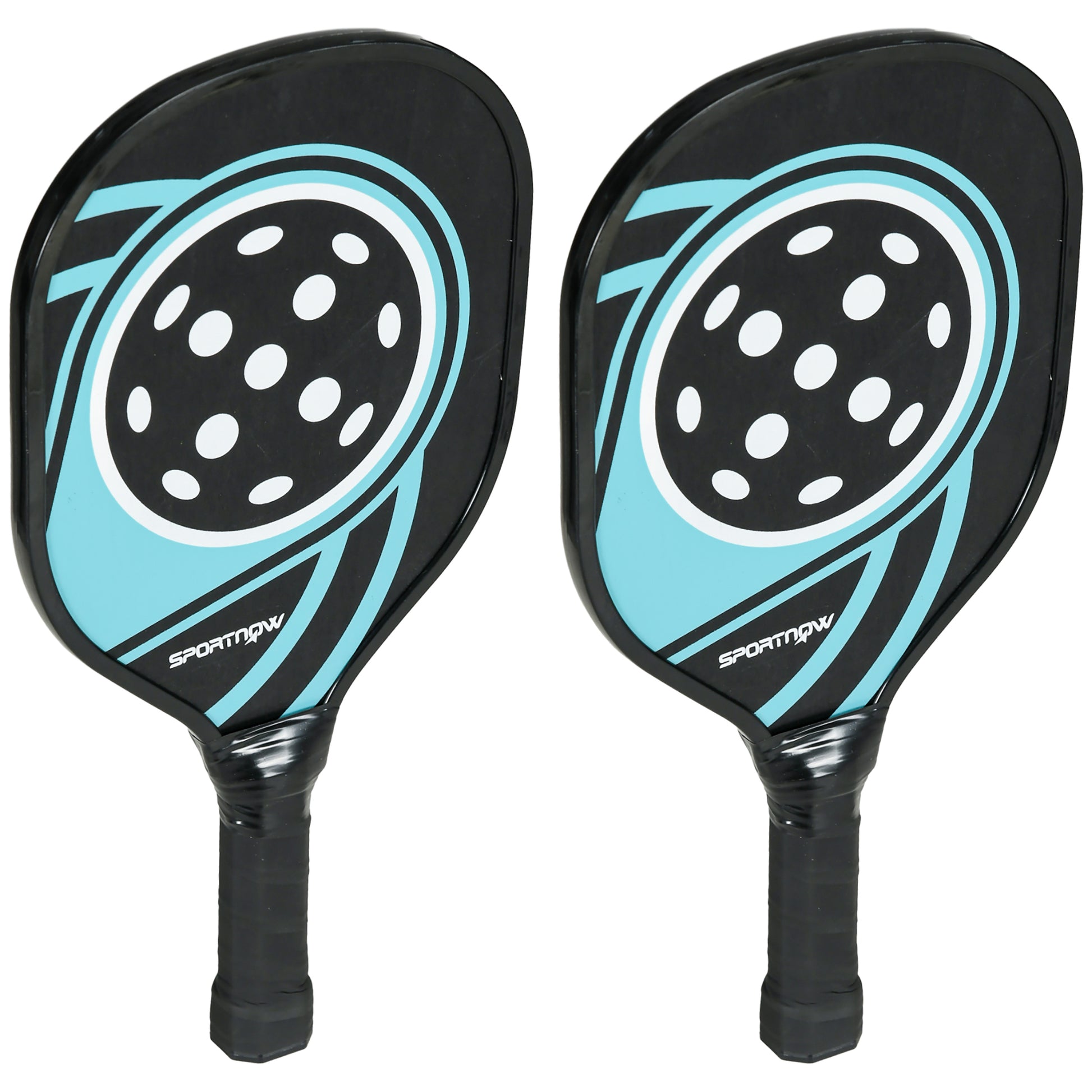 SPORTNOW Pickleball Paddles Set mit 4 Schlägern und 4 Bällen, Tragetasche inklusive, perfekt für Teams und Familien   Aosom.de