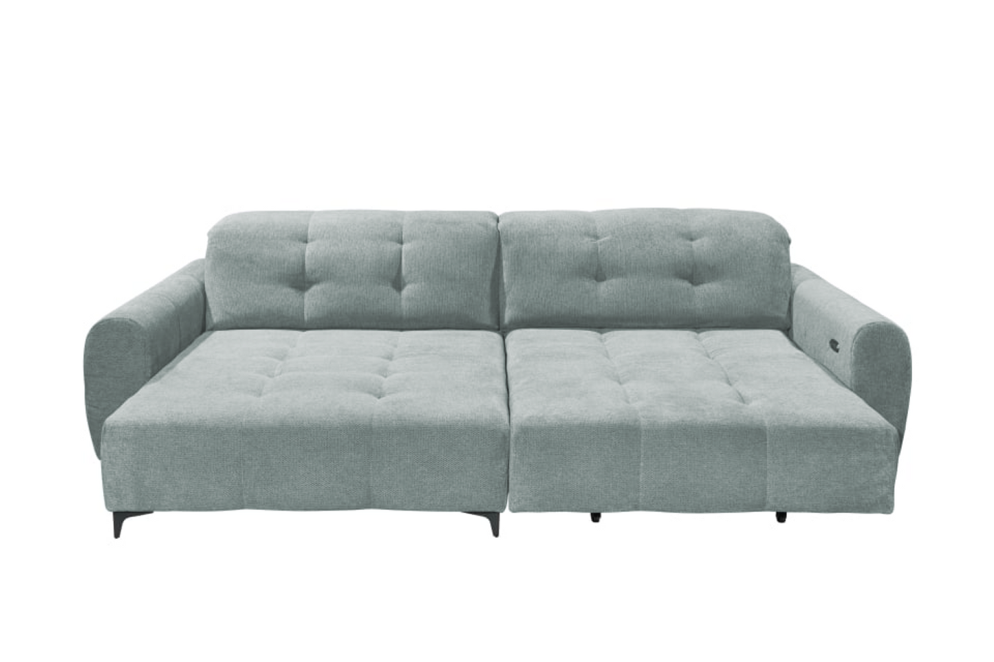 XXL Cosyseat Nassau - ice blue – Das Ecksofa mit Elektrofunktion und Loveseat-Komfort