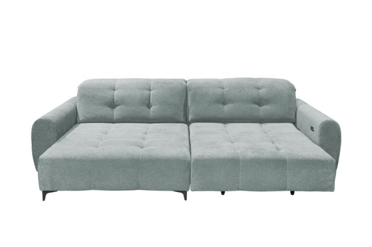 XXL Cosyseat Nassau - ice blue – Das Ecksofa mit Elektrofunktion und Loveseat-Komfort