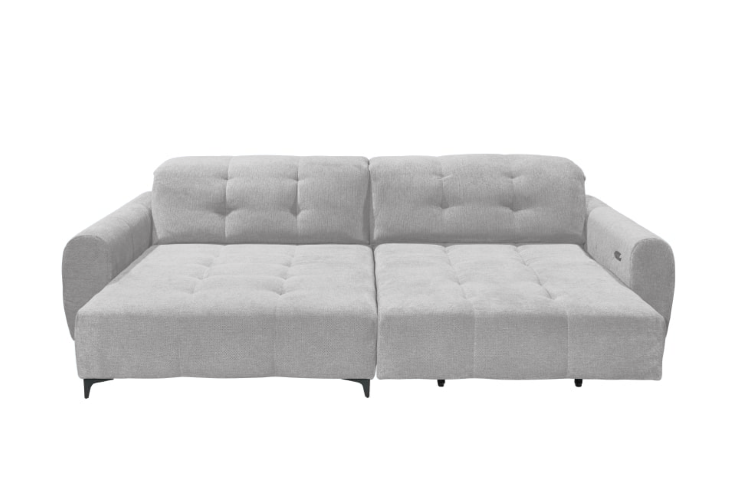 XXL Cosyseat Nassau - light grey – Das Ecksofa mit Elektrofunktion und Loveseat-Komfort