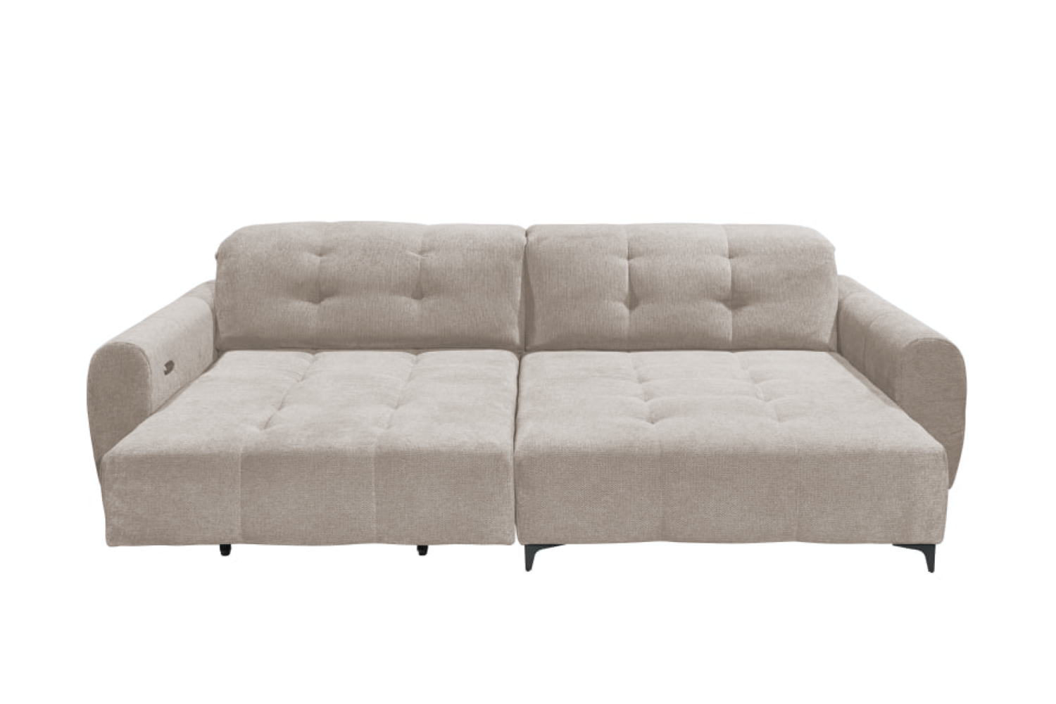 XXL Cosyseat Nassau - stone – Das Ecksofa mit Elektrofunktion und Loveseat-Komfort