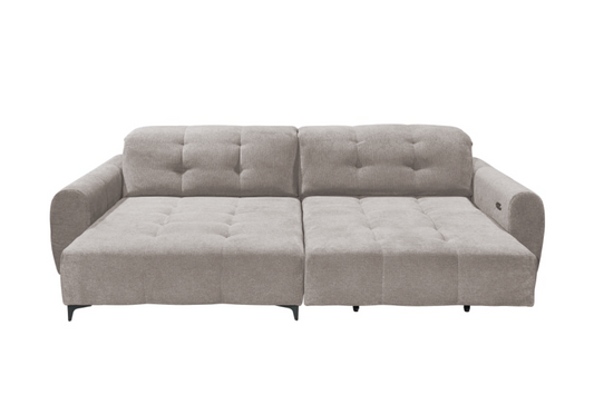 XXL Cosyseat Nassau - taupe – Das Ecksofa mit Elektrofunktion und Loveseat-Komfort