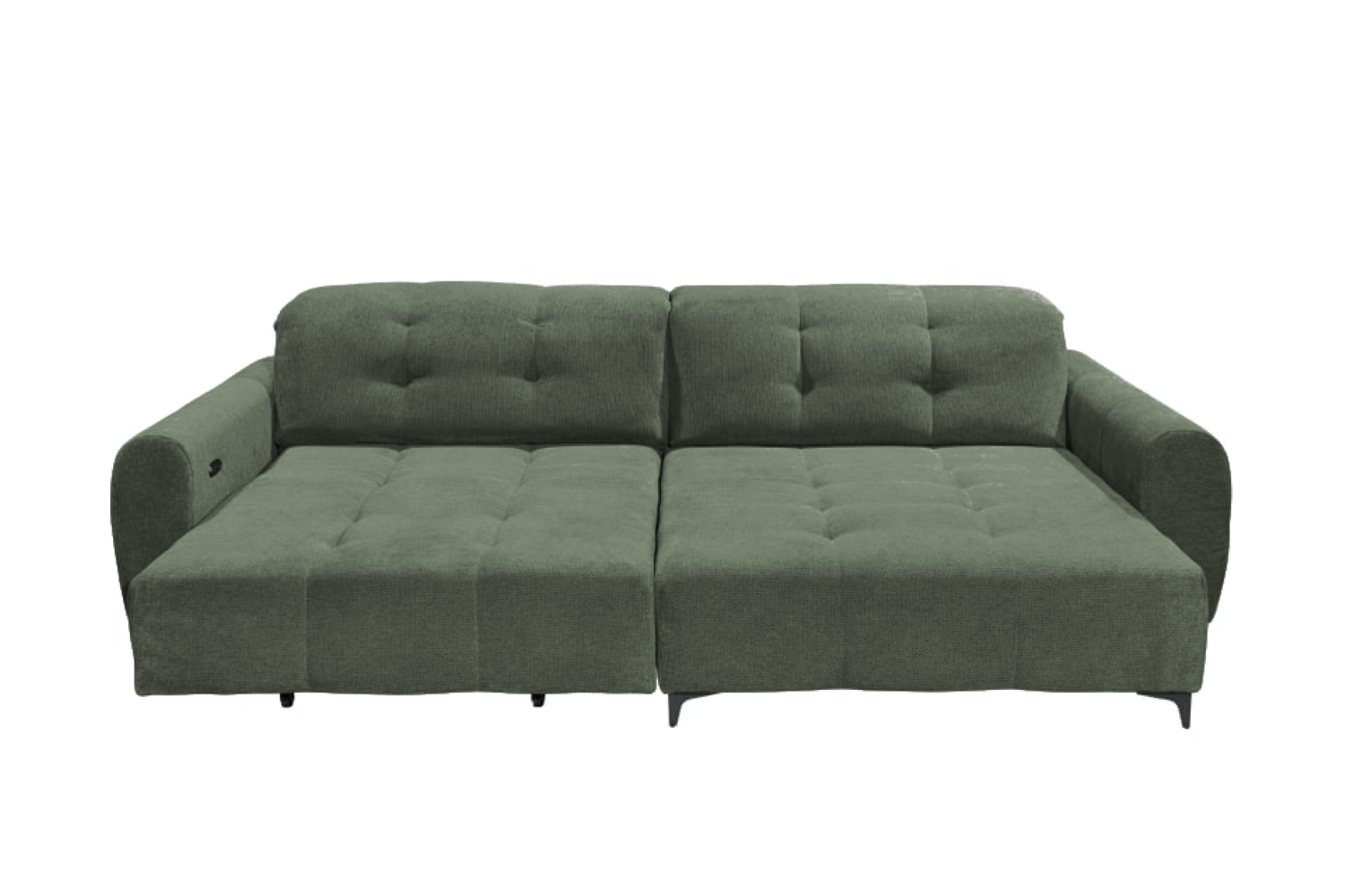 XXL Cosyseat Nassau grün – Das Ecksofa mit Elektrofunktion und Loveseat-Komfort
