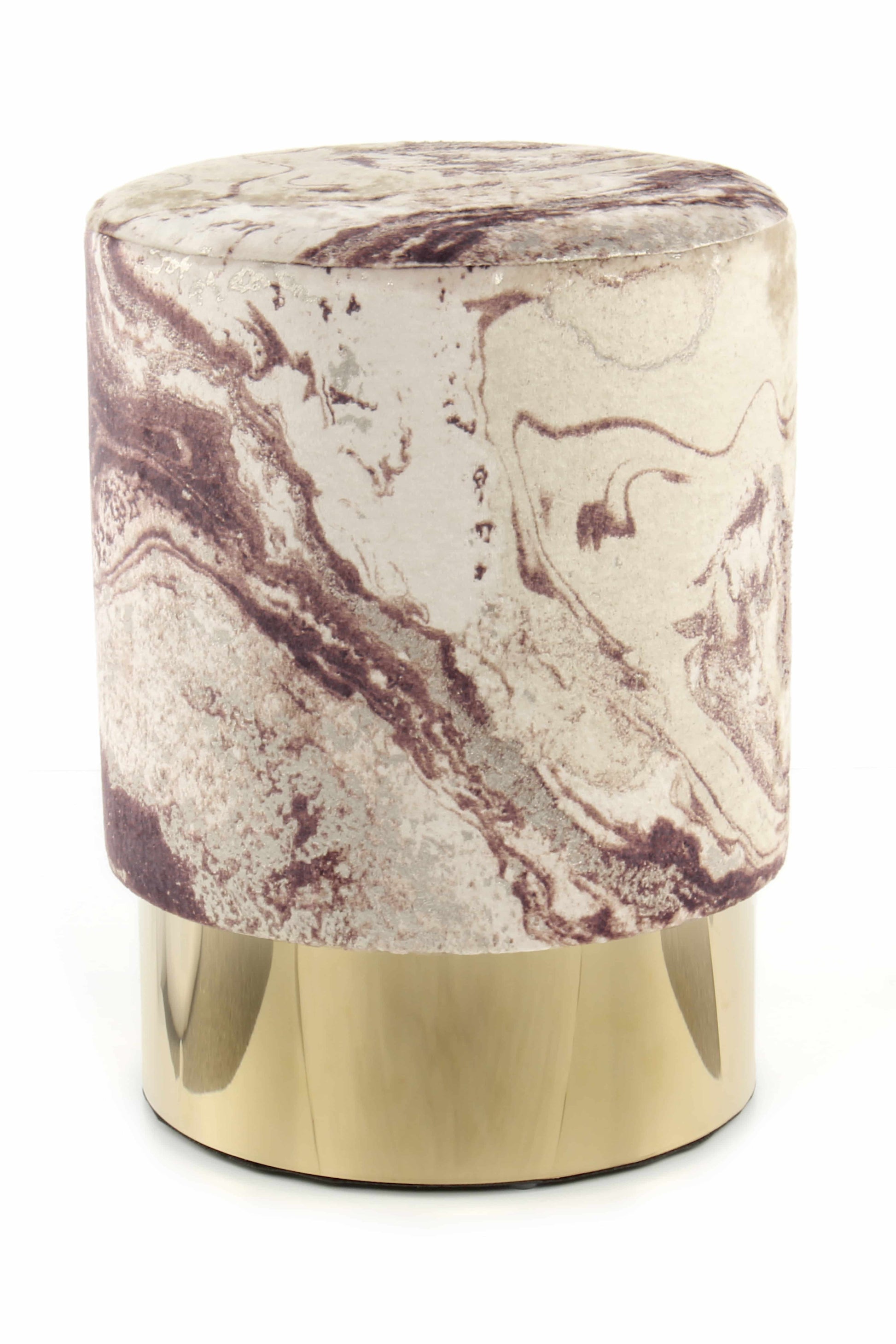 Hocker Gipsy 325 Hellblau / Gold