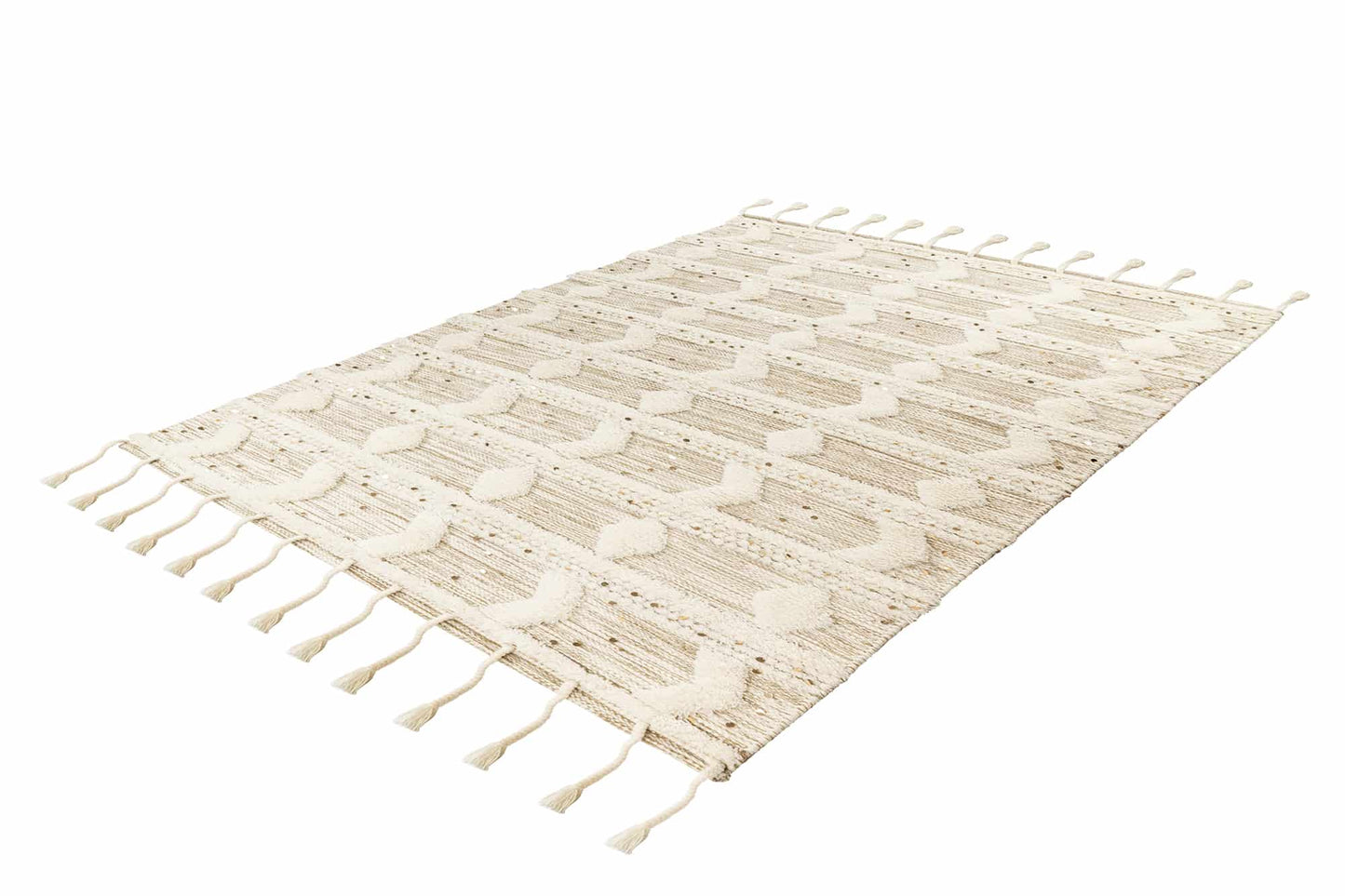 Bohist 425 Creme / Khaki Ø 160cm