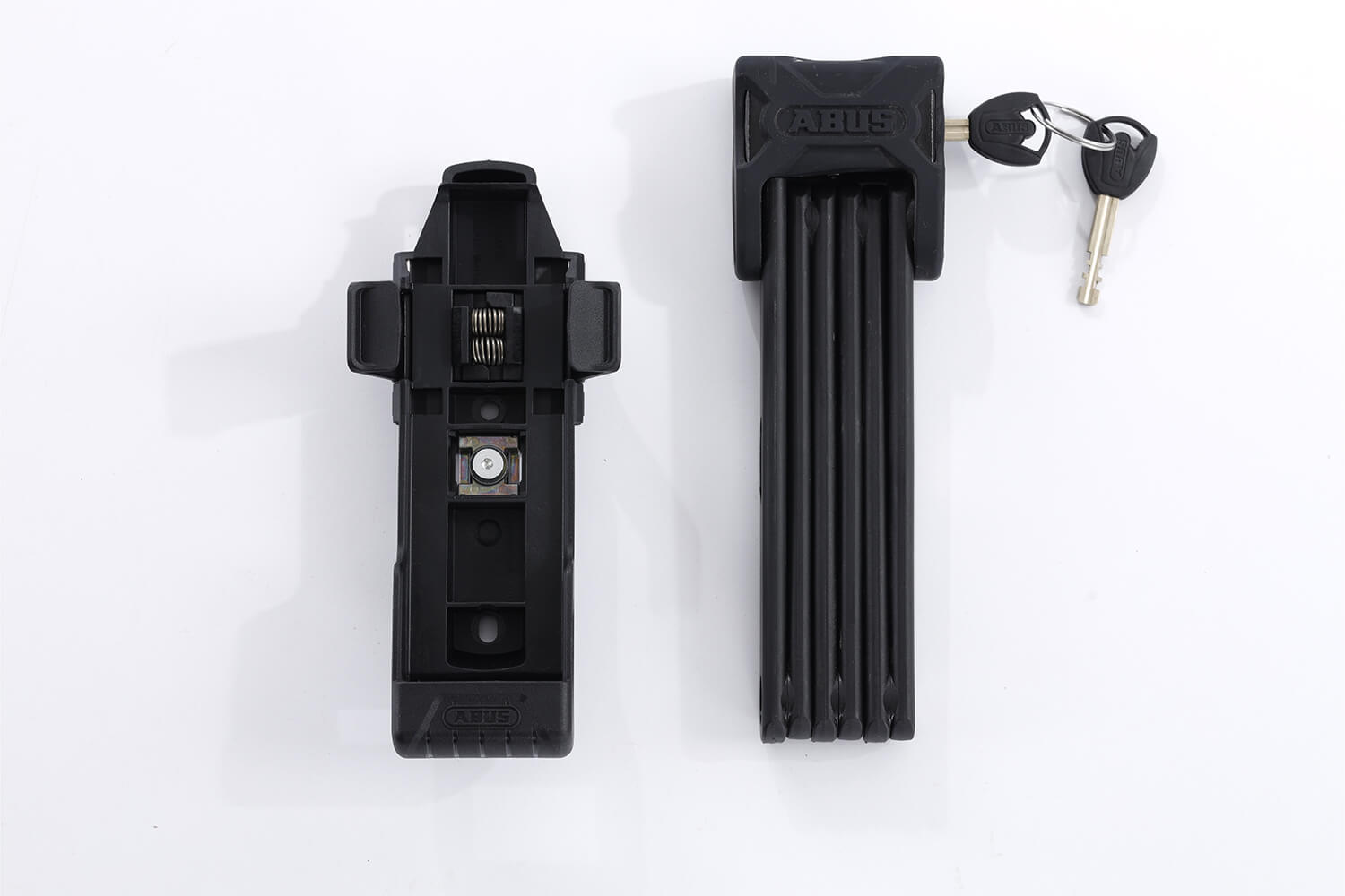 ABUS Bordo 6000K/90 SH BK Faltschloss inkl. Rahmenhalterung