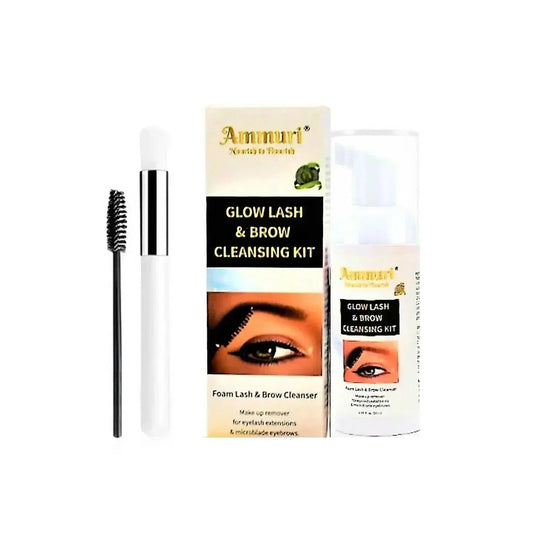 Ammuri Lash & Brow Cleansing Kit: Eyelash Extension Shampoo Kit