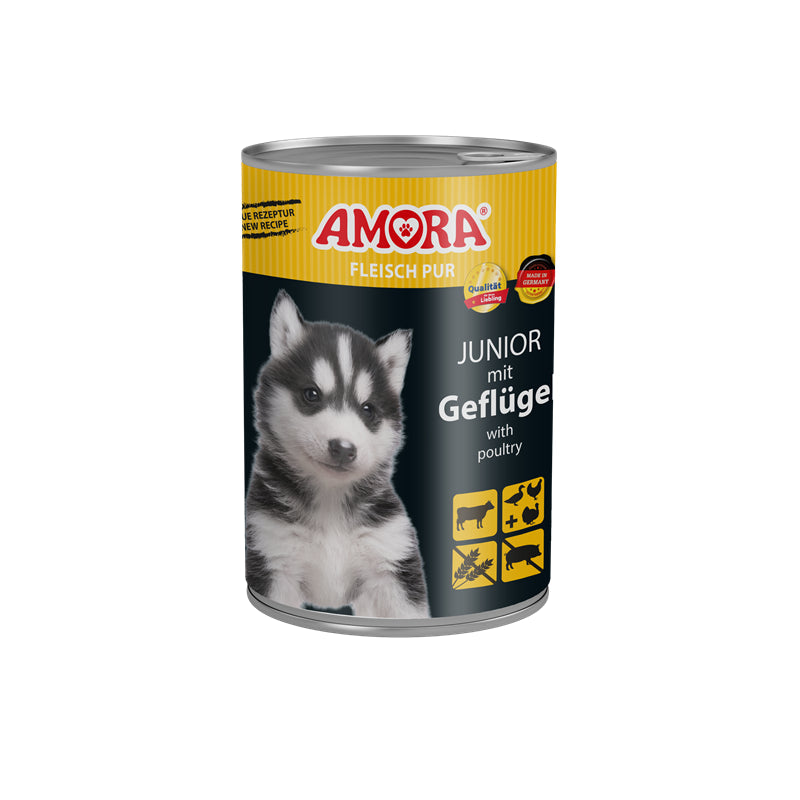 AMORA Dog Fleisch Pur Junior 6x400g