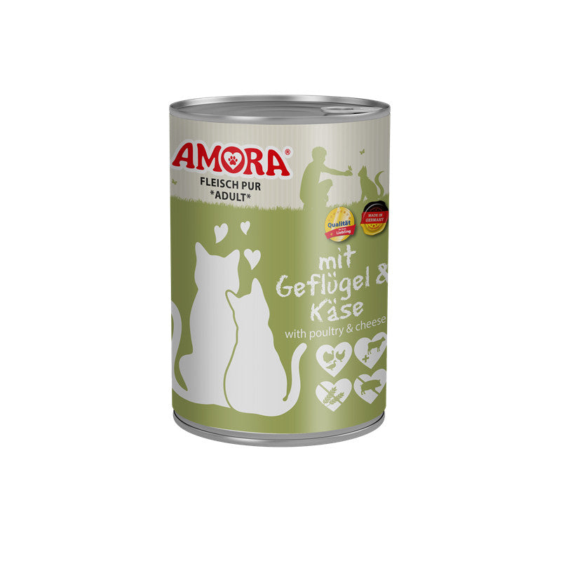 AMORA Cat Fleisch Pur 6x400g