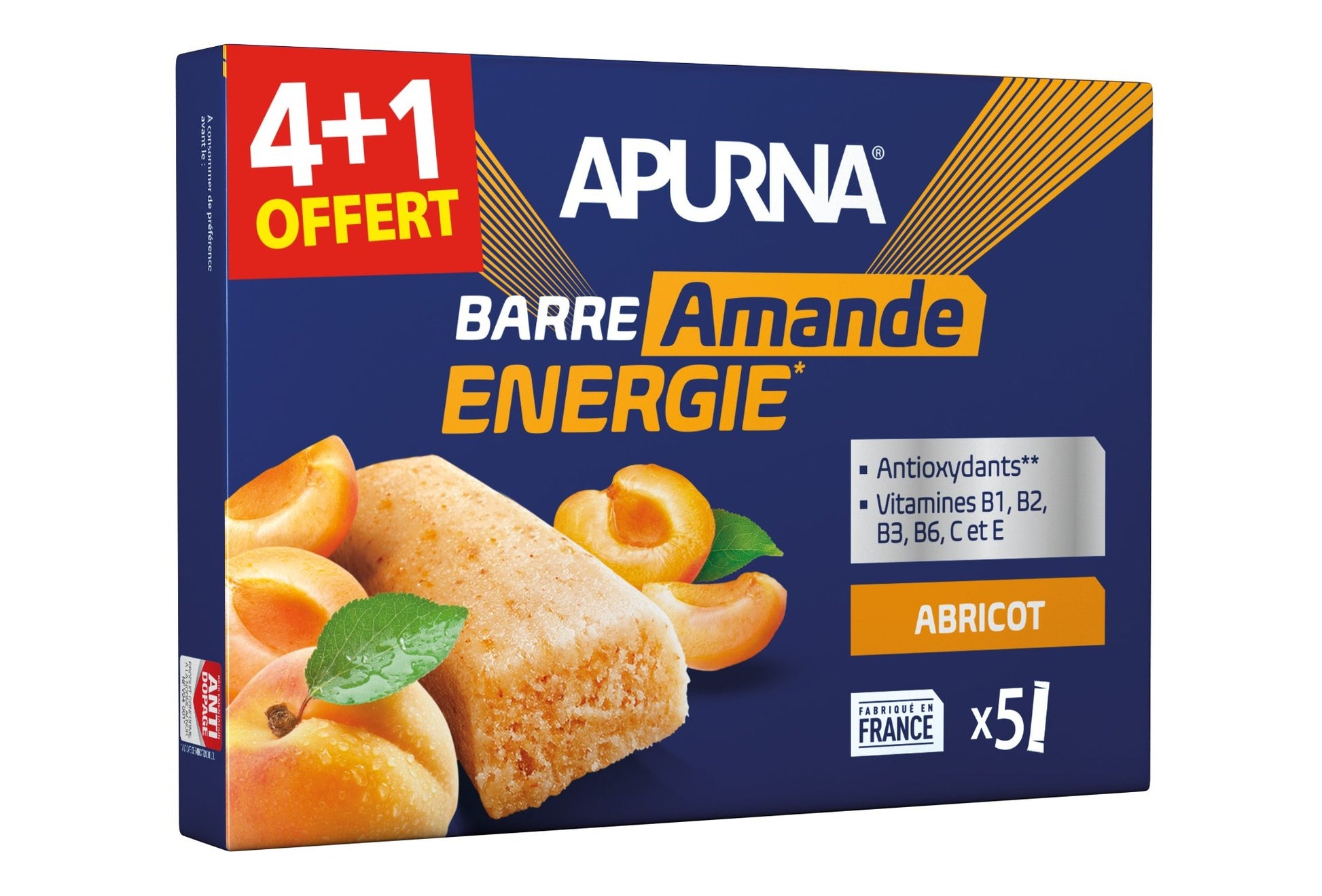 Energieriegel Aprikose-Mandel 4+1