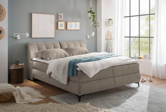 ED Exciting Design Boxbett Atlantis: Flachgewebe, Bettkasten, Topper – Myhomelando, verschiedene Größen &amp; Farben