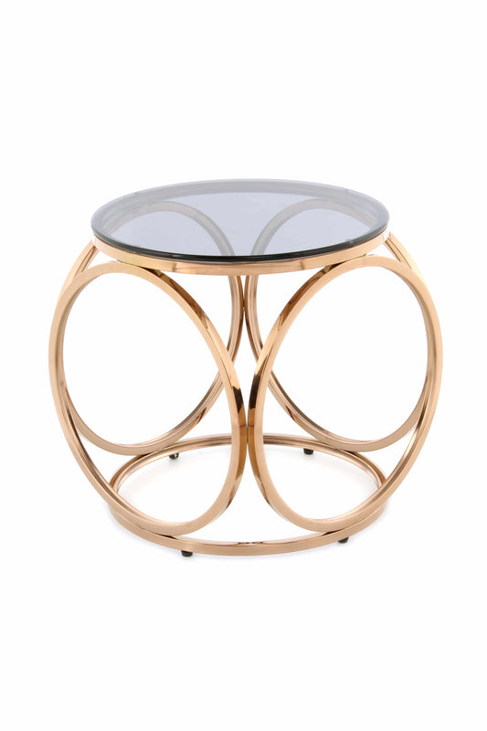 Beistelltisch Whitney 125 Schwarz / Silber