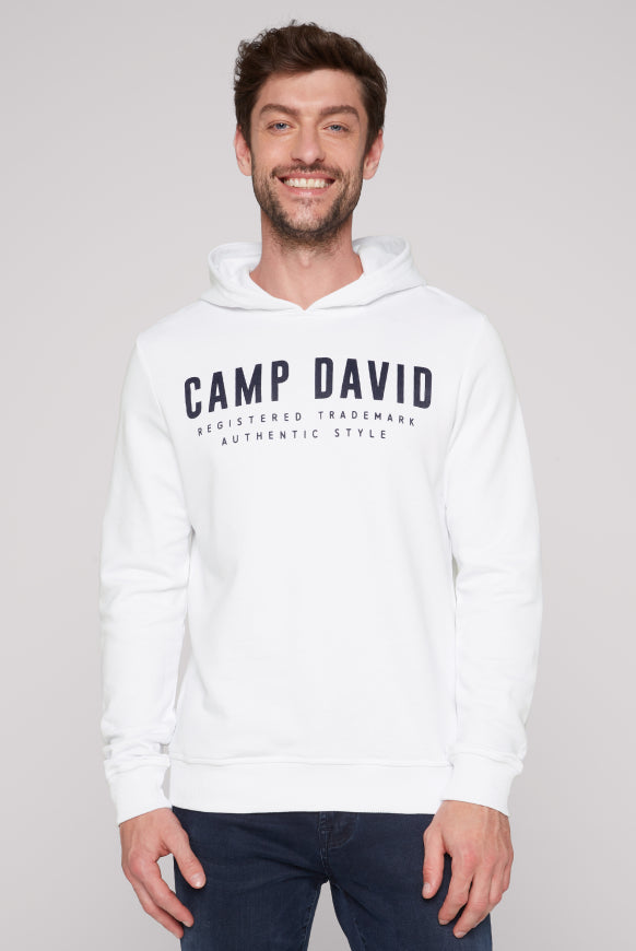CAMP DAVID Basic Hoodie mit Logo Print