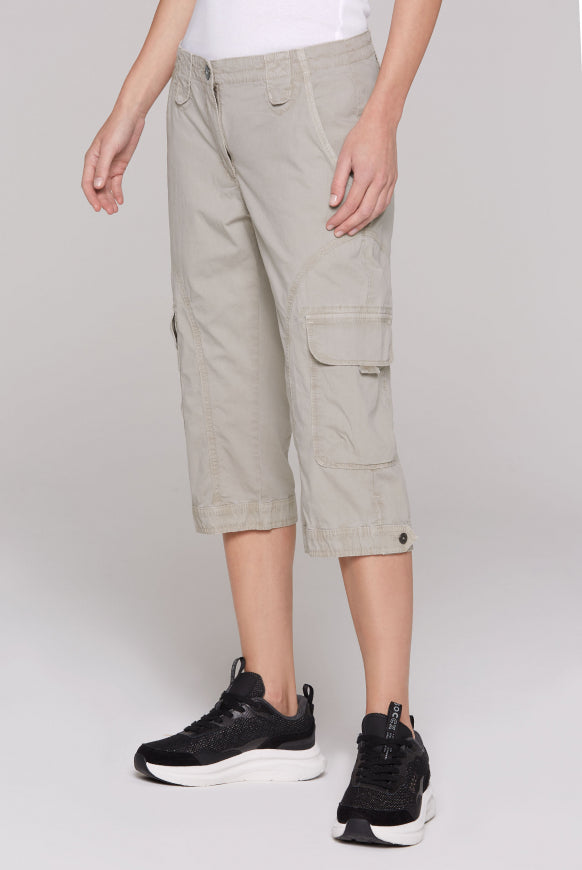 SOCCX Basic Skater-Shorts mit Beintaschen