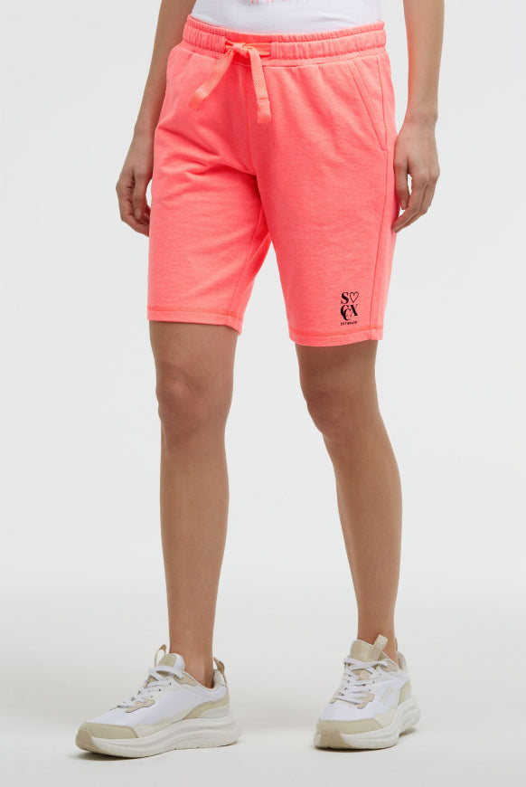 SOCCX Basic Sweatshorts mit Logo Print