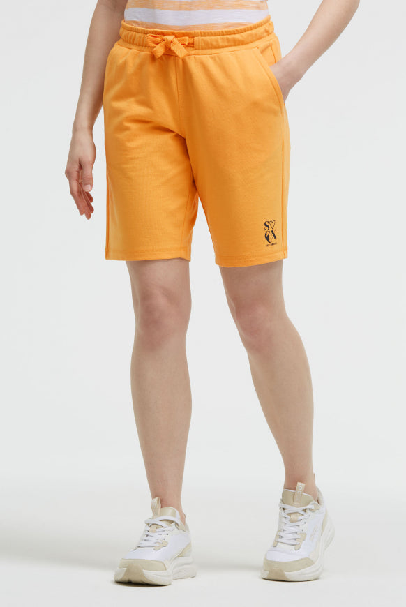 SOCCX Basic Sweatshorts mit Logo Print