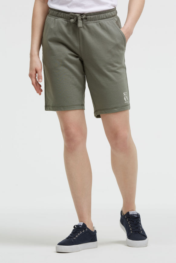 SOCCX Basic Sweatshorts mit Logo Print