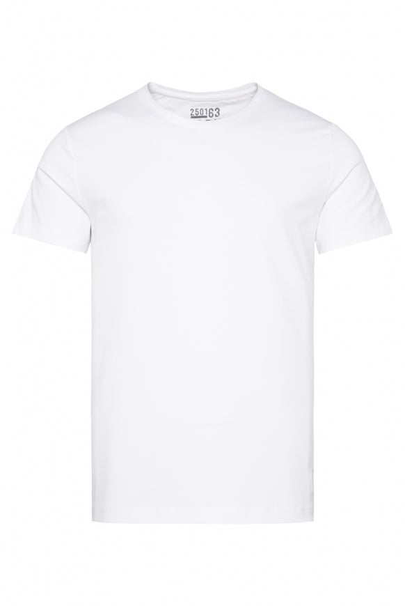 CAMP DAVID Basic T-Shirt mit Rundhalsausschnitt - opticwhite