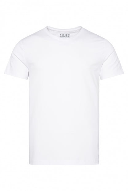 CAMP DAVID Basic T-Shirt mit Rundhalsausschnitt - opticwhite
