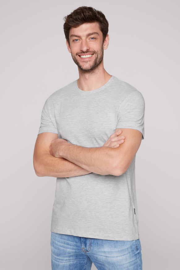 CAMP DAVID Basic T-Shirt Rundhals 2er-Pack